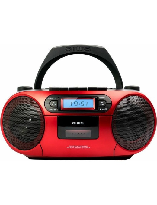 Aiwa Φορητό Ηχοσύστημα BBTU-300RD με Bluetooth / CD / MP3 / USB / Ραδιόφωνο