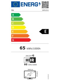 TCL 58P635 Τηλεόραση 4K HDR​ με Google TV