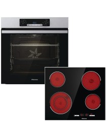 HISENSE BI62216AX+E6432C Σετ Φούρνος Εστία