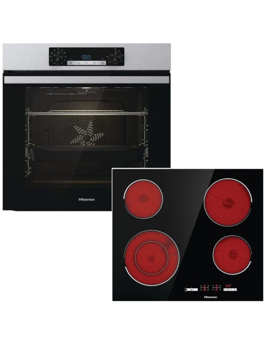 HISENSE BI62216AX+E6432C Σετ Φούρνος Εστία