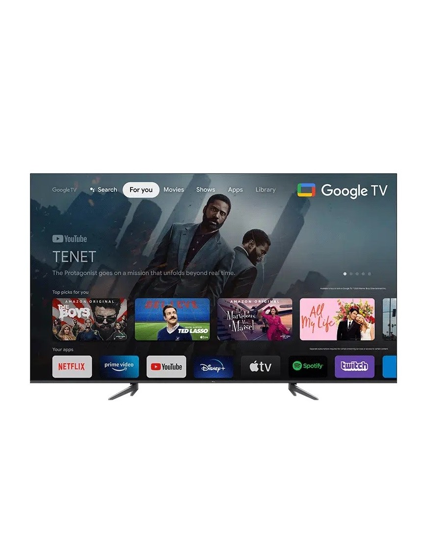 TCL 50C645 Τηλεόραση 50'' 4K QLED TV με Google TV and Game Master