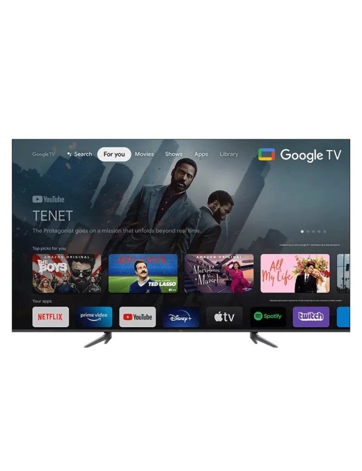 TCL 50C645 Τηλεόραση 50'' 4K QLED TV με Google TV and Game Master