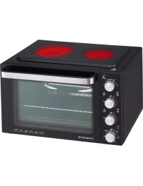 Ηλεκτρικό Φουρνάκι 48lt με 2 Κεραμικές Εστίες και Αέρα Morris MEO4820