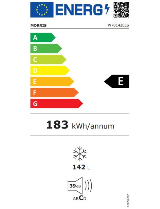 Morris W70142EES Καταψύκτης Μπαούλο 142lt