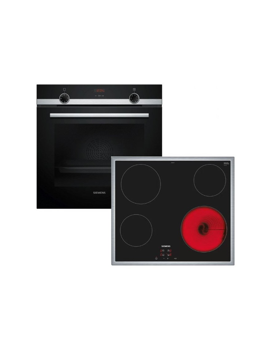 SIEMENS HB513ABR00+ET645HE17 Σετ Φούρνος Εστία