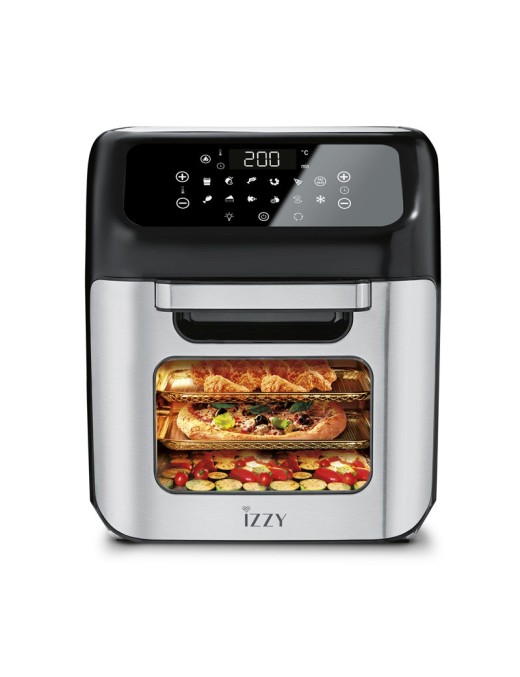 Izzy IZ-8205 Φριτέζα Αέρος με Αποσπώμενο Κάδο 12lt Ασημί