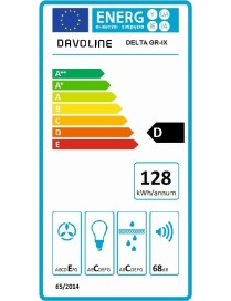 Davoline Delta 060 GR Συρόμενος Απορροφητήρας 60cm