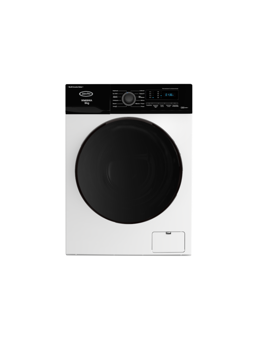 Juro-Pro WM09WA Πλυντήριο Ρούχων 9kg 1400 Στροφών και μοτέρ τεχνολογίας BLDC INVERTER