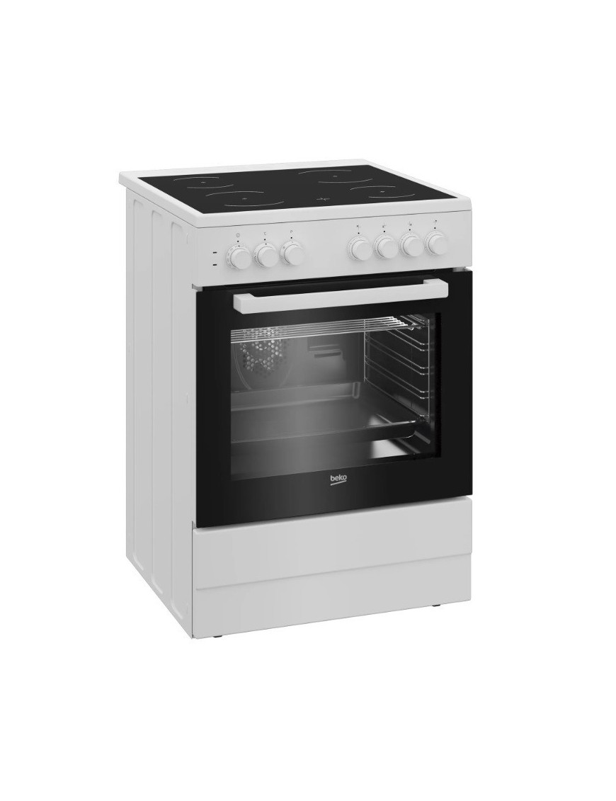 Beko CUV 6710 B Κουζίνα 72lt με Κεραμικές Εστίες Λευκή