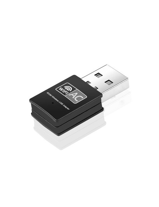 POWERTECH ασύρματος USB αντάπτορας δικτύου PT-1041, 600Mbps, 2.4/5GHz
