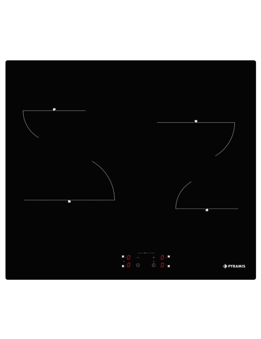 Pyramis PHC61410FMB Κεραμική Εστία Αυτόνομη με Λειτουργία Κλειδώματος