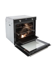 Brandt BOH1325X Φούρνος άνω Πάγκου 73lt με BPV2421B Κεραμικές Εστίες Μαύρος