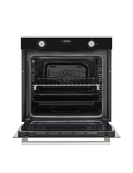 Brandt BOH1325X Φούρνος άνω Πάγκου 73lt με BPV2421B Κεραμικές Εστίες Μαύρος