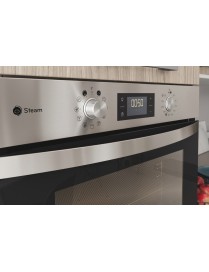 Indesit IFWS 3841 JH IX + RI 261 X Φούρνος άνω Πάγκου 71lt με Κεραμικές Εστίες Inox