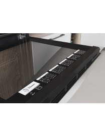 Indesit IFWS 3841 JH IX + RI 261 X Φούρνος άνω Πάγκου 71lt με Κεραμικές Εστίες Inox