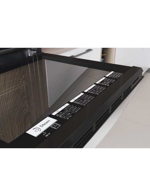 Indesit IFWS 3841 JH IX + RI 261 X Φούρνος άνω Πάγκου 71lt με Κεραμικές Εστίες Inox