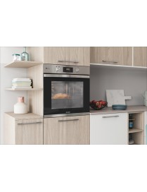 Indesit IFWS 3841 JH IX + RI 261 X Φούρνος άνω Πάγκου 71lt με Κεραμικές Εστίες Inox