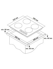 Thermogatz TGS 9040 IX Εστία Αερίου Αυτόνομη Inox