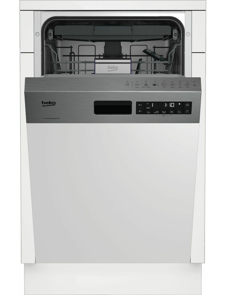 Beko DSS 28121 X Εντοιχιζόμενο Πλυντήριο Πιάτων για 11 Σερβίτσια Π44.8xY82εκ. Λευκό