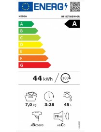 Midea MF100T80B Πλυντήριο Ρούχων