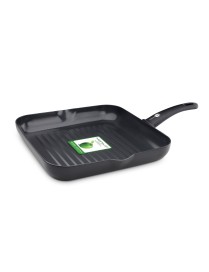 Green Pan CC006086-001 Τηγάνι τετράγωνο ραβδωτό Κεραμικό αντικολλητικό 28cm