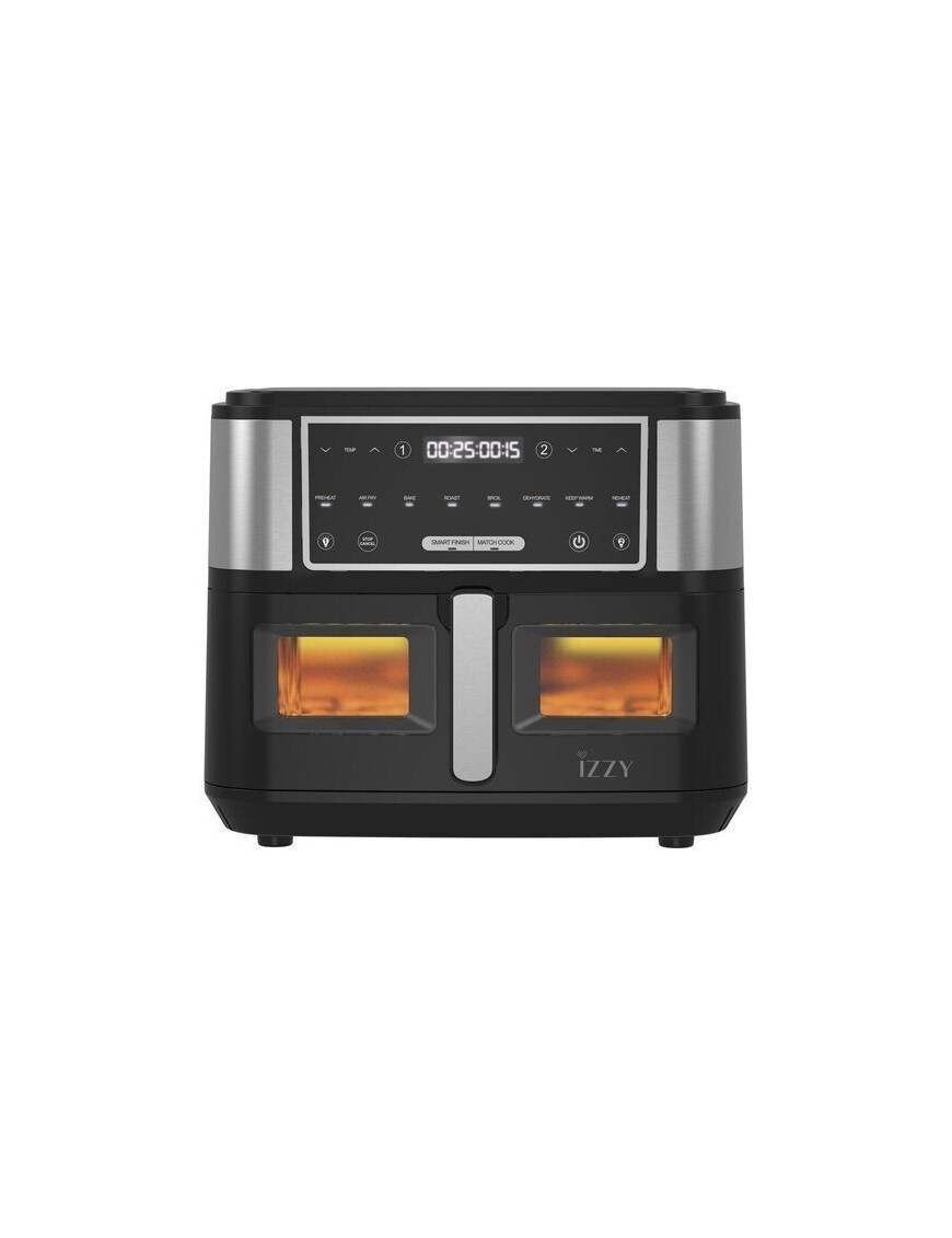 Izzy IZ-8225 Φριτέζα Αέρος με Διπλό Αποσπώμενο Κάδο 10lt