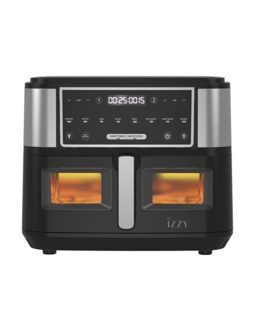 Izzy IZ-8225 Φριτέζα Αέρος με Διπλό Αποσπώμενο Κάδο 10lt