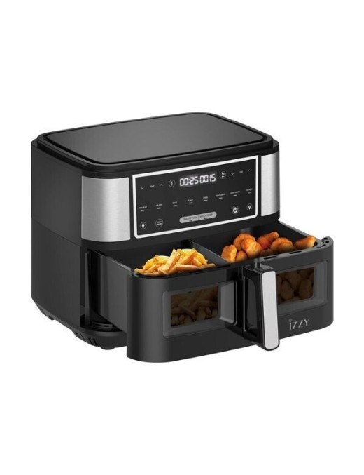 Izzy IZ-8225 Φριτέζα Αέρος με Διπλό Αποσπώμενο Κάδο 10lt
