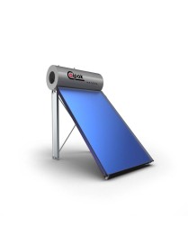 Calpak Prisma Ηλιακός Θερμοσίφωνας 160 λίτρων Glass  με 2.0τ.μ. Συλλέκτη κεραμοσκεπής