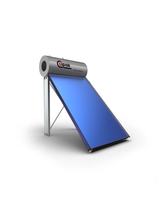 Calpak Prisma Ηλιακός Θερμοσίφωνας 160 λίτρων Glass  με 2.0τ.μ. Συλλέκτη κεραμοσκεπής