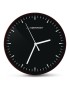 ESPERANZA ρολόι τοίχου Budapest EHC010K, 20cm, μαύρο-όψη ξύλου