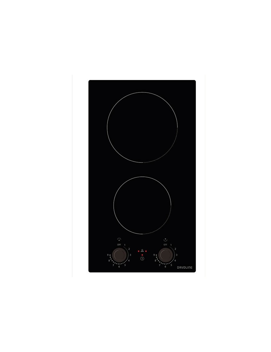 Davoline DVC29K Domino Κεραμική Εστία Αυτόνομη με Λειτουργία Κλειδώματος