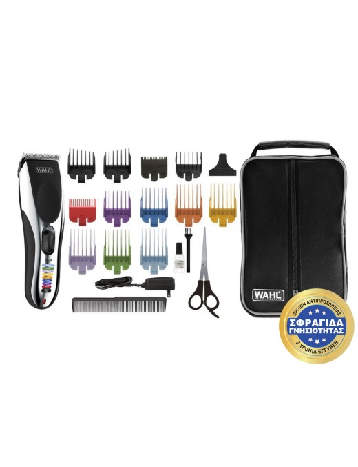 WAHL 9649-1416 COLOR PRO CORDLESS CHROME EDITION Κουρευτική Μηχανή Ρεύματος-Επαναφορτιζόμενη