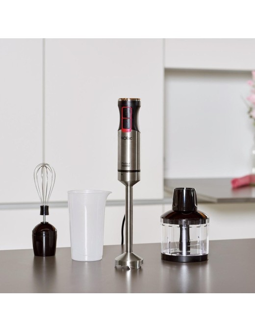Solac BA5607 Pro Chef Ραβδομπλέντερ με Ανοξείδωτη Ράβδο 1000W Μαύρο