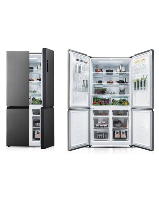 Davoline D4SS 608D IX Ψυγείο Ντουλάπα Total NoFrost Inox