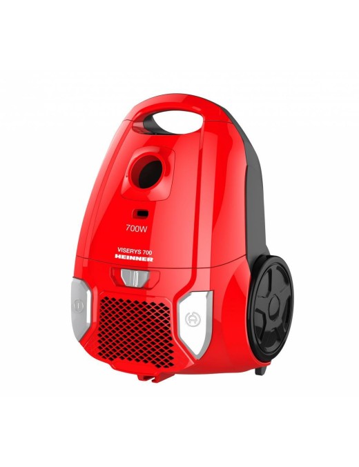 Heinner HVC-MRD1400 Ηλεκτρική Σκούπα 700W με Σακούλα 3lt Κόκκινη