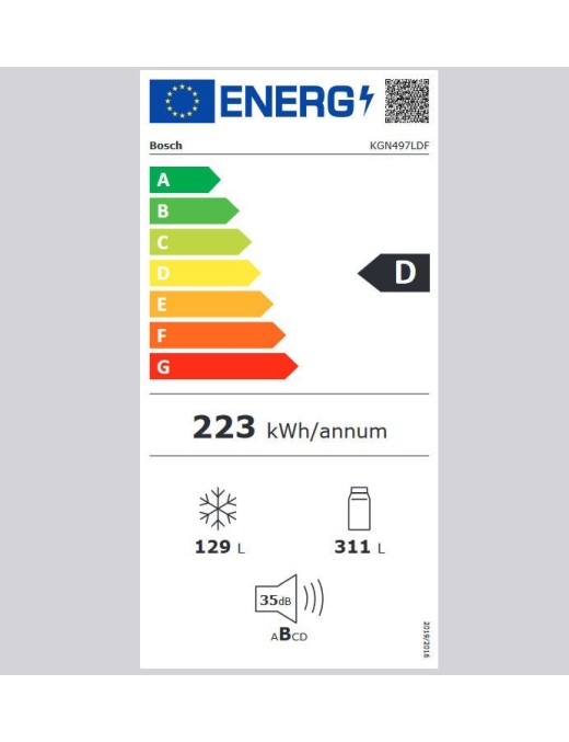 BOSCH KGN497LDF Ψυγειοκαταψύκτης