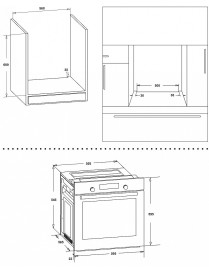 Thermogatz TGS 4480 XL Φούρνος άνω Πάγκου 80lt
