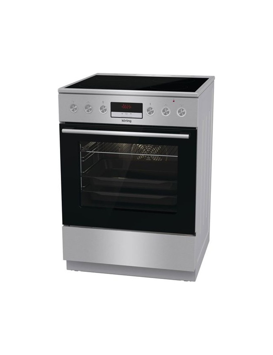 Korting KEC6C60XPC Κουζίνα 71lt με Κεραμικές Εστίες