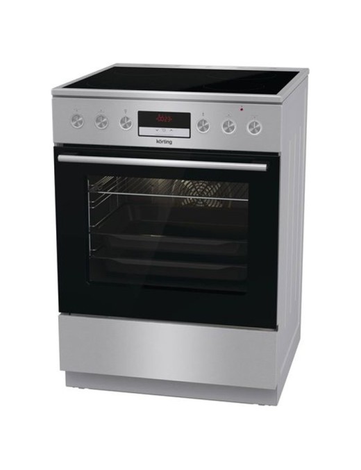 Korting KEC6C60XPC Κουζίνα 71lt με Κεραμικές Εστίες