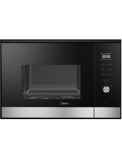 Midea MBMTG925E Εντοιχιζόμενος Φούρνος Μικροκυμάτων με Grill 25lt Μαύρος