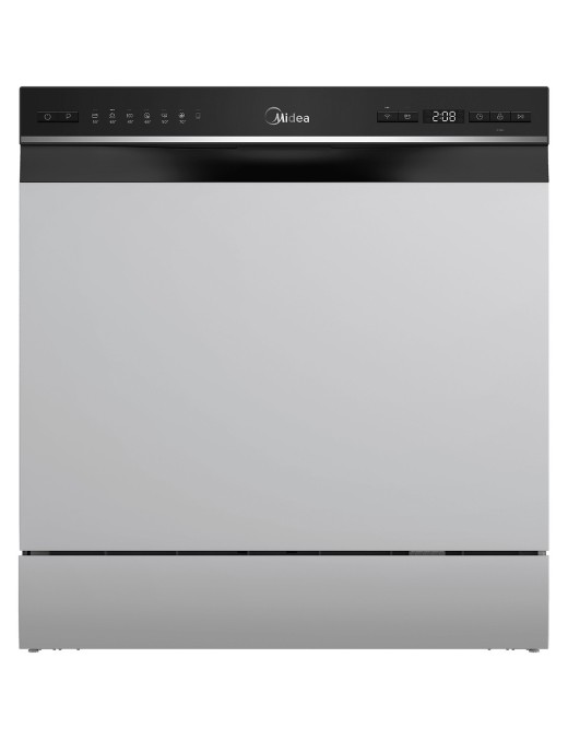 Midea MDWTT0802MS-WF Πλυντήριο Πιάτων Πάγκου με Wi-Fi για 8 Σερβίτσια Inox