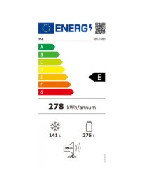 TCL RP417BXE0 Ψυγειοκαταψύκτης 417lt Total NoFrost Inox