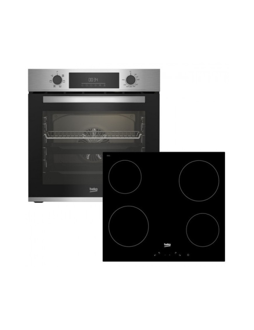 BEKO BBIE 12300 XD +HIC 64400 E Σετ Φούρνος Εστία