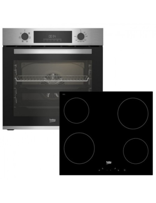 BEKO BBIE 12300 XD +HIC 64400 E Σετ Φούρνος Εστία