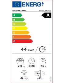 Midea MF100T70BW Πλυντήριο Ρούχων Άνω Φόρτωσης 7kg με Ατμό 1200 Στροφών