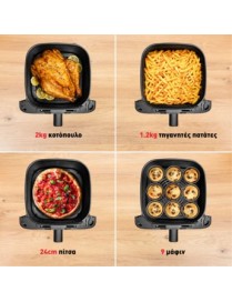 TEFAL EY855D Easy Fry Mega Φριτέζα Αέρος