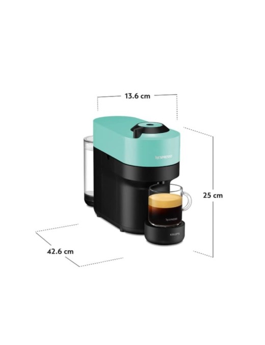 Krups Nespresso® XN9204 Vertuo Pop Καφετιέρα για Κάψουλες Vertuo Mint