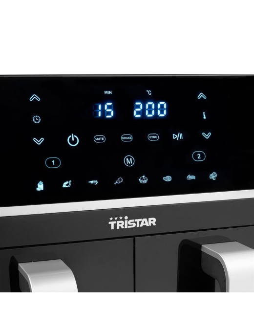 Tristar FR-6970 Air Fryer με Διπλό Αποσπώμενο Κάδο 9lt Μαύρο