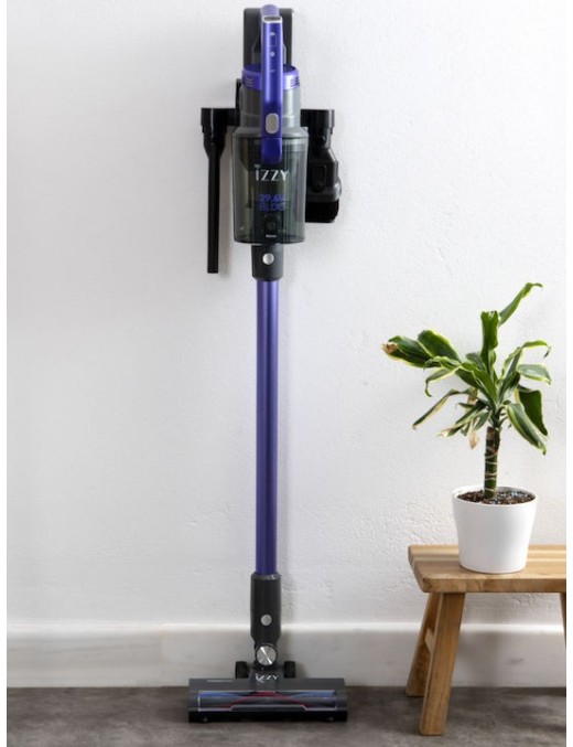 Izzy IZ-4008 Επαναφορτιζόμενη Σκούπα 2 σε 1 Stick & Χειρός 29.6V Μωβ